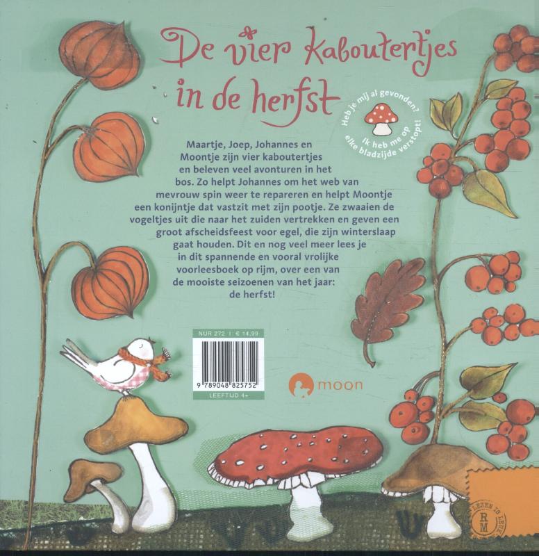 De vier kaboutertjes in de herfst / De vier kaboutertjes achterkant