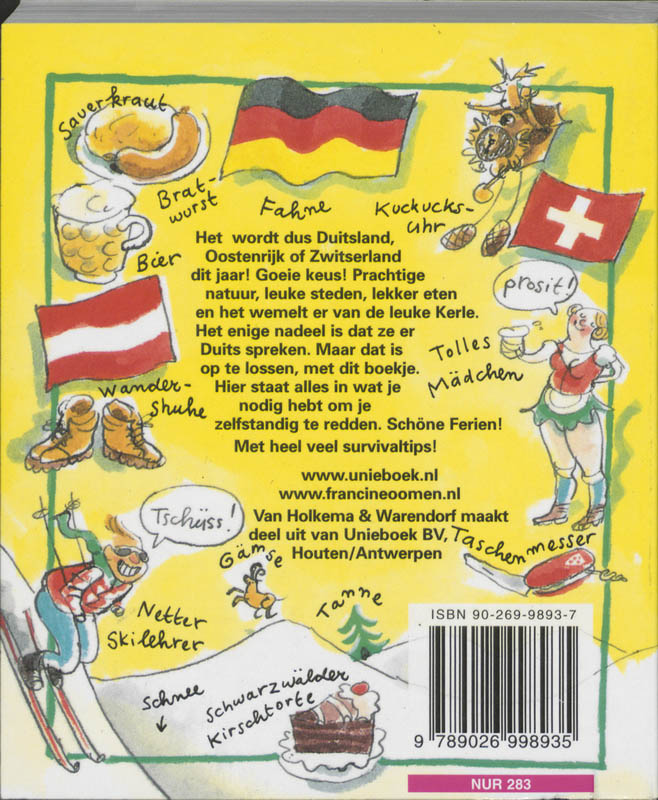 Hoe Overleef Ik Mijn Vakantie In Duitsland Oostenrijk En Zwitserland achterkant