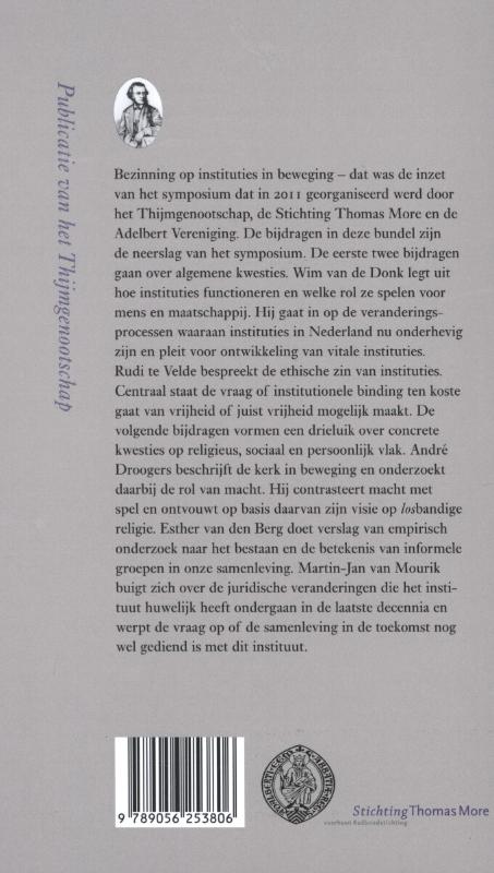 Instituties in beweging achterkant