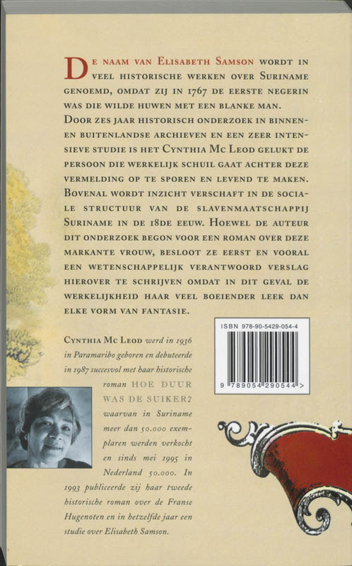 Elisabeth Samson achterkant