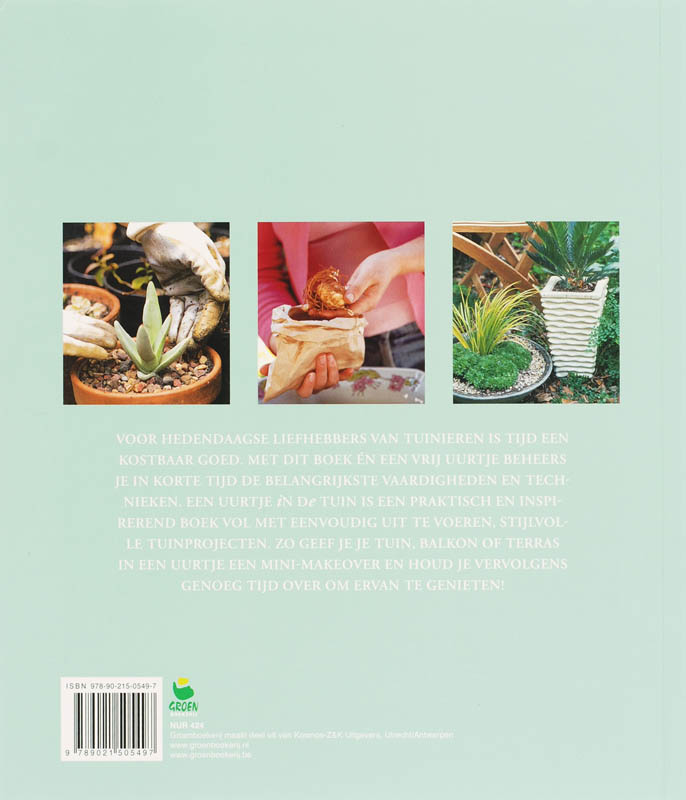 Een uurtje in de tuin achterkant