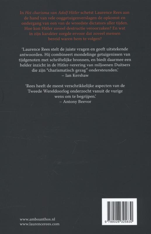 Het charisma van Adolf Hitler achterkant