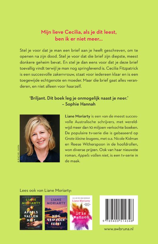 Het geheim van mijn man achterkant