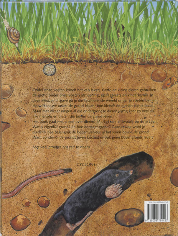 Over Kevers, Wormen En Wat Er Verder Leeft Onder Je Voeten achterkant