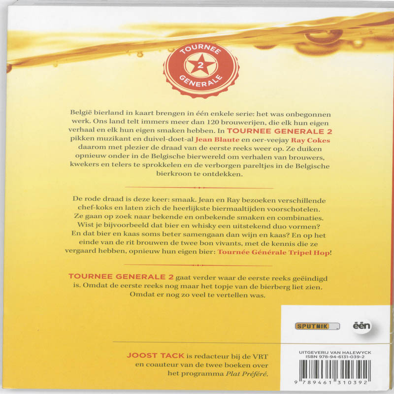De route van de smaak / Tournee generale / 2 achterkant