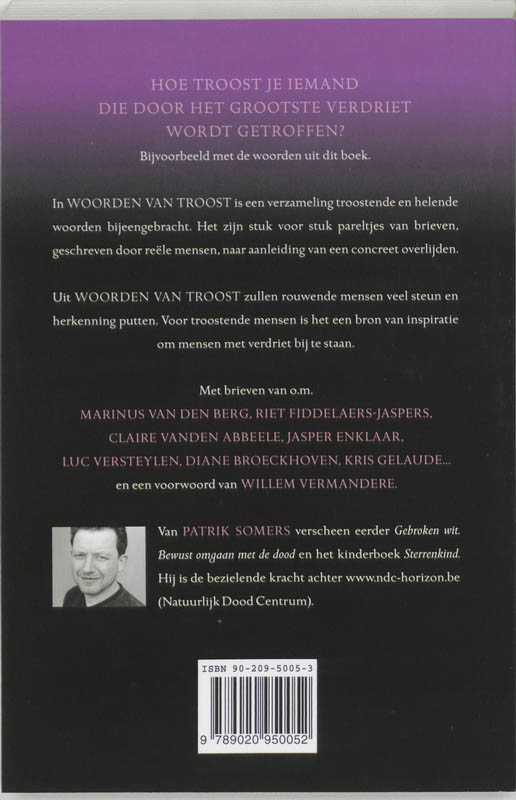 Woorden Van Troost achterkant