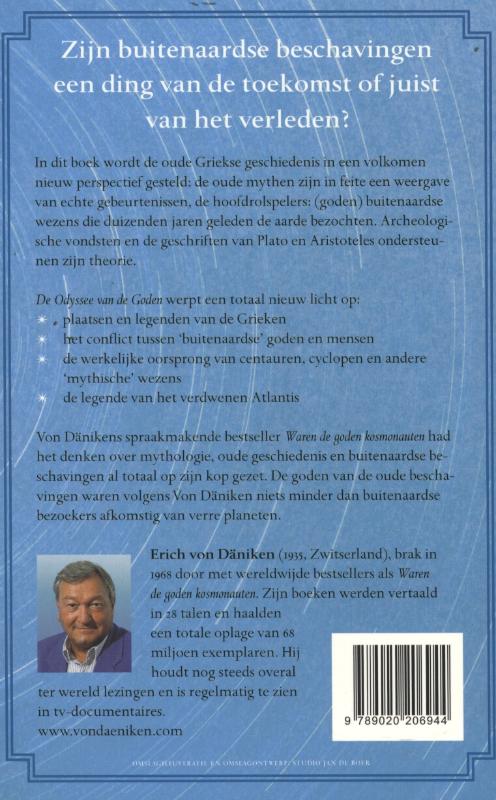 De odyssee van de goden achterkant