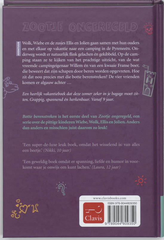 Botte Berenstreken / Zootje ongeregeld / 1 achterkant