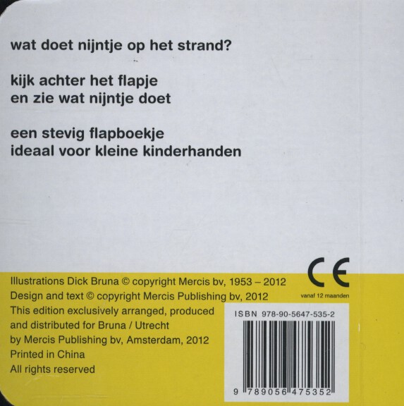 Nijntje wat doe je achterkant