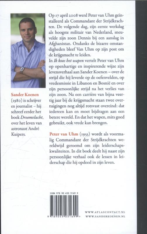 Peter van Uhm: ik koos het wapen achterkant