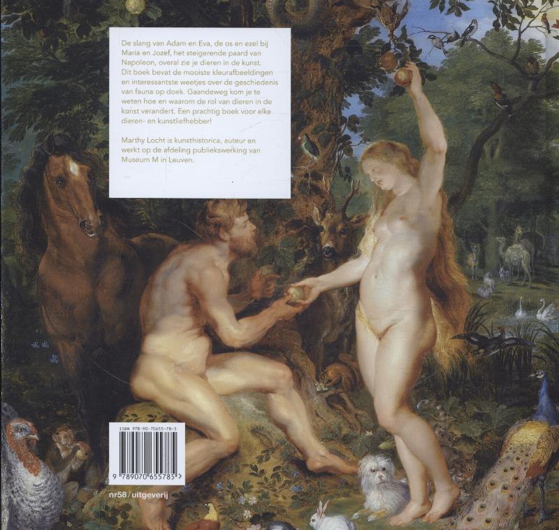 Dieren in de kunst achterkant