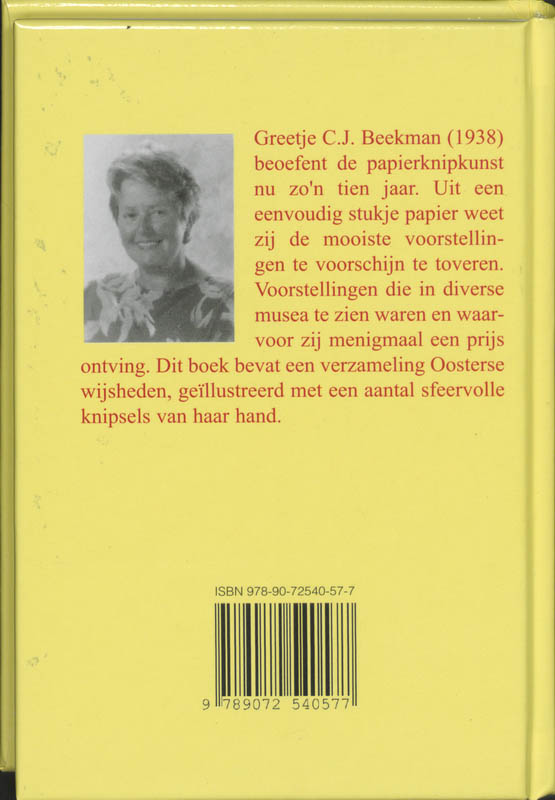 Oosterse wijsheden achterkant