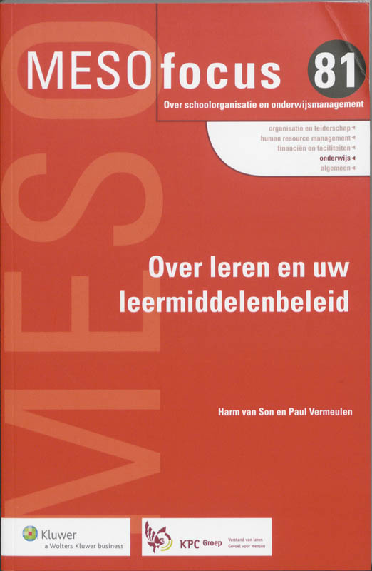 Over leren en uw leermiddelenbeleid