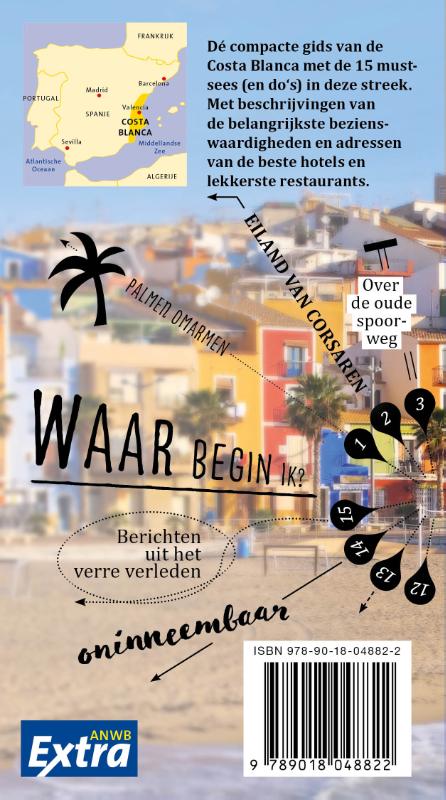 ANWB Extra  -   Costa Blanca achterkant
