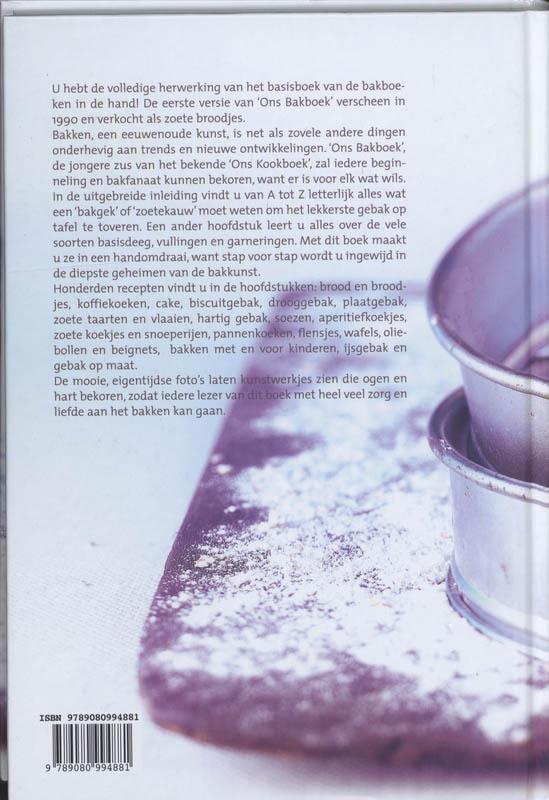 Ons bakboek achterkant