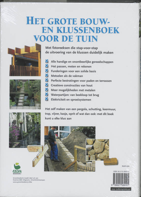 Het grote bouw- en klussenboek voor de tuin achterkant
