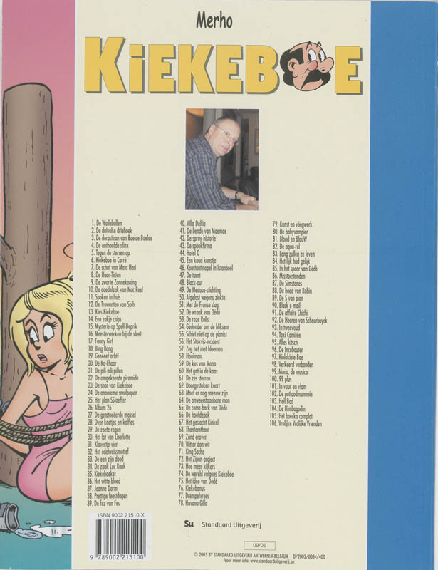 Kiekeboe 76 Kiekebanus achterkant