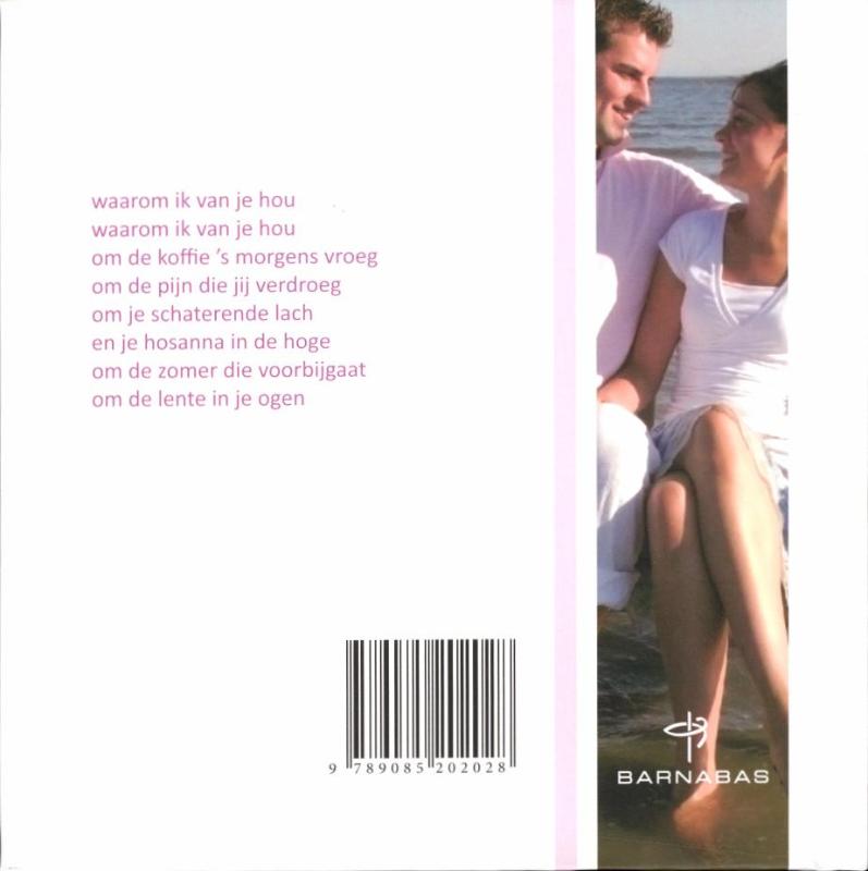 Waarom ik van je hou achterkant