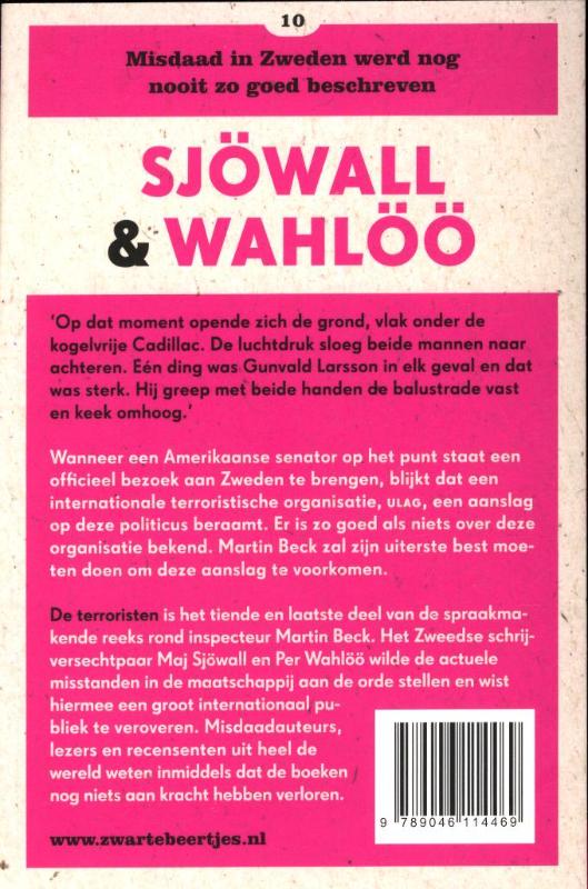 Zwarte Beertjes 10 - De terroristen achterkant