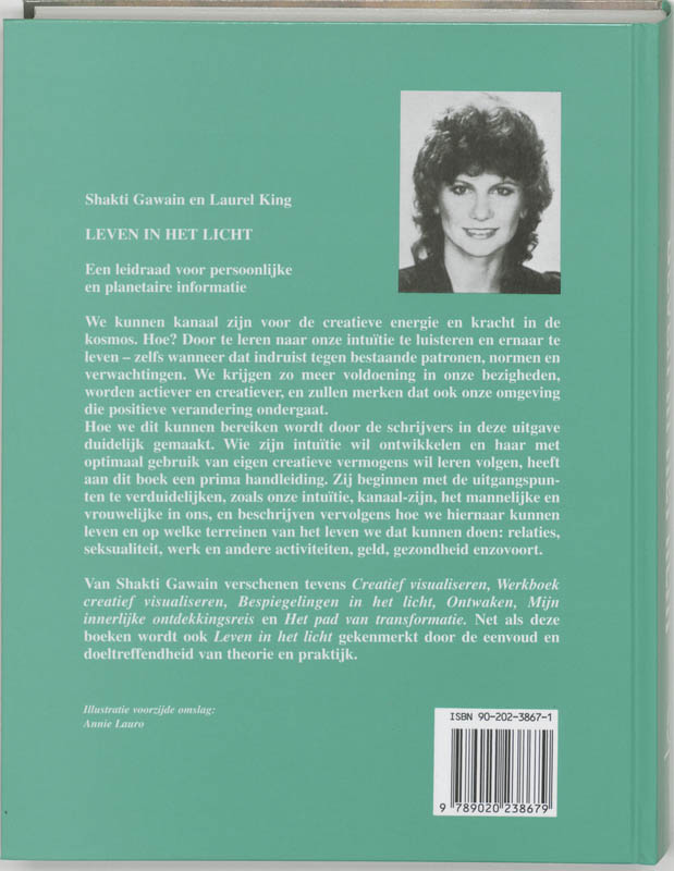 Leven in het licht / New age achterkant