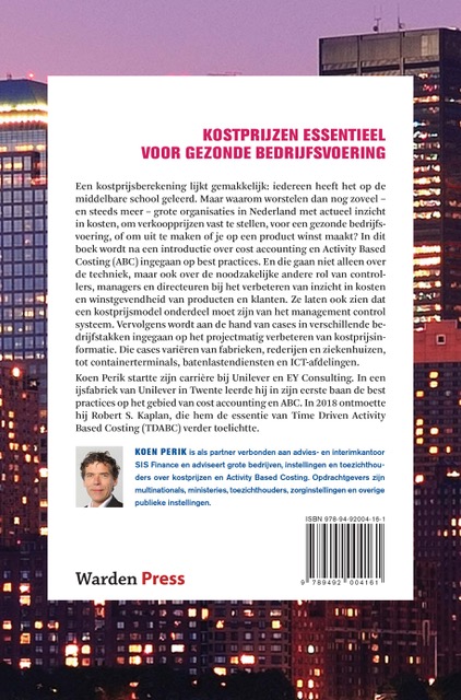 De kostprijs achterkant