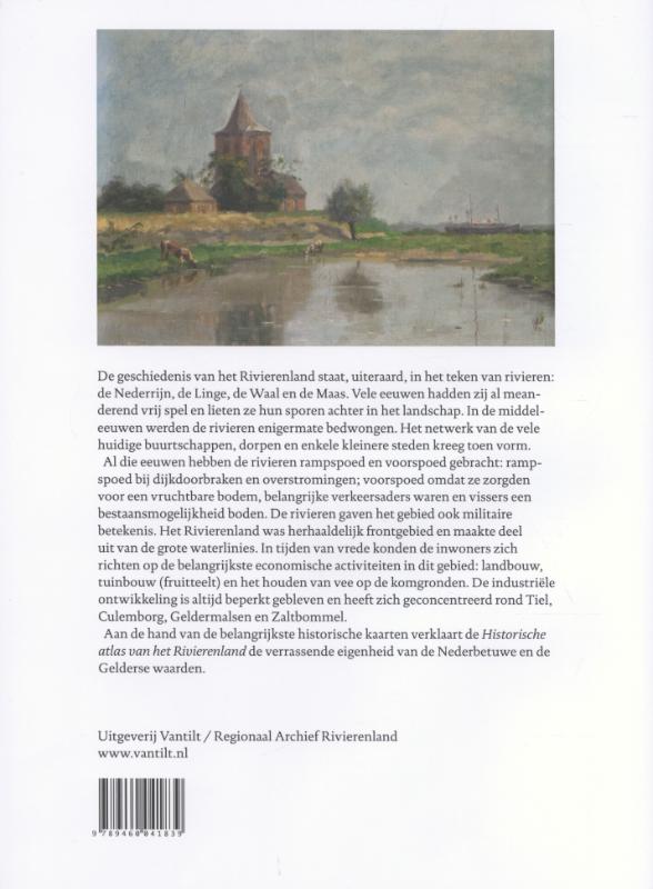 Historische atlas van het Rivierenland achterkant