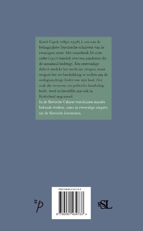 Slavische Cahiers 38 -   De witte ziekte achterkant