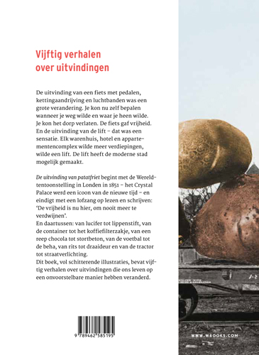 De uitvinding van patatfriet achterkant