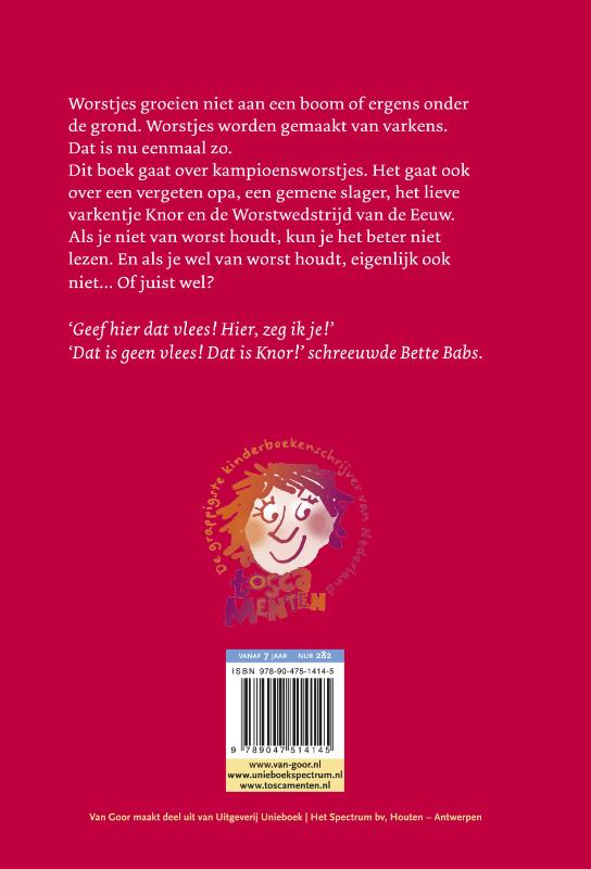 De Wraak van Knor achterkant