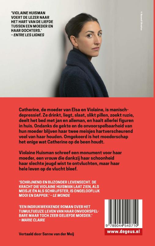 Autobiografie van mijn moeder achterkant