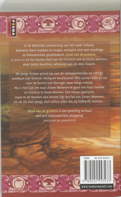 Kind van de Profetie / Trilogie van de zeven wateren / 3 achterkant