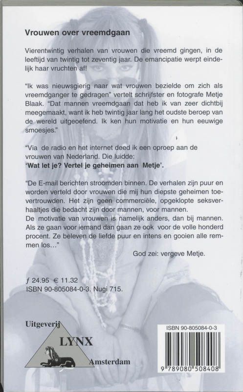 Vrouwen Over Vreemdgaan achterkant