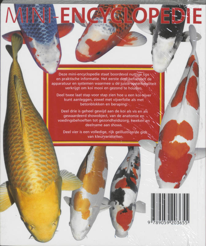 Mini-encyclopedie koi-karpers achterkant