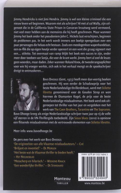 Stiletto libretto achterkant