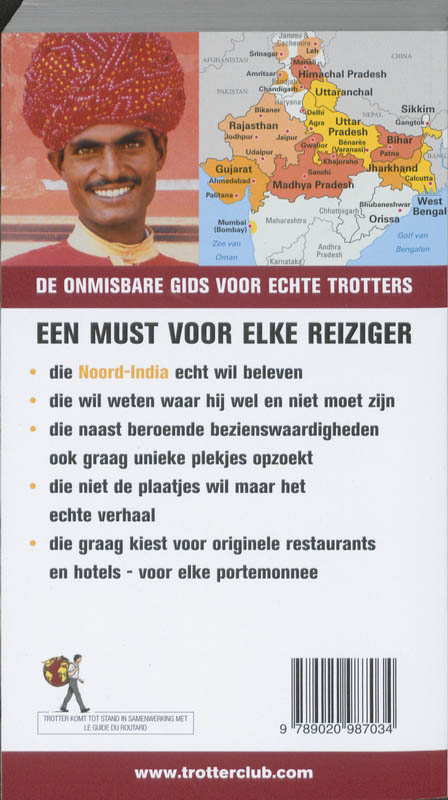 Noord-India / Trotter achterkant