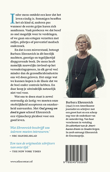 Oud genoeg om dood te gaan achterkant