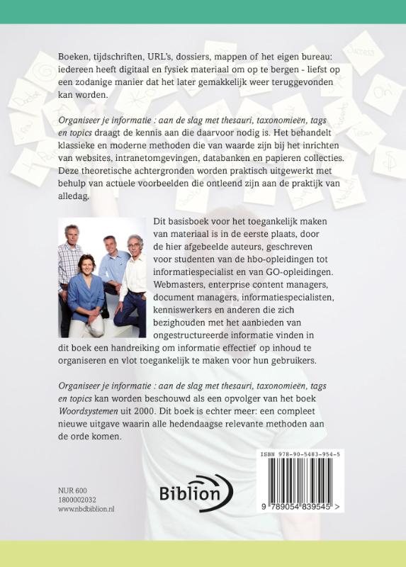 Organiseer je informatie achterkant