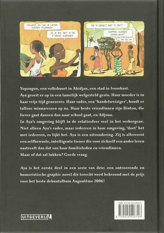 Aya uit Yopougon achterkant