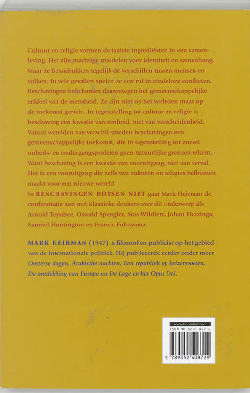 Beschavingen Botsen Niet achterkant