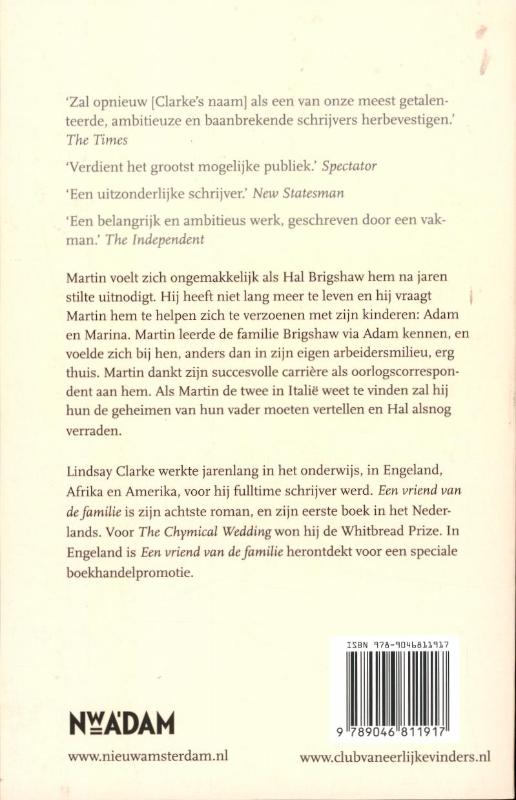 Een vriend van de familie achterkant