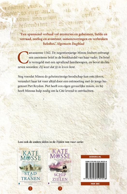 Tijden van vuur / Tijden van vuur / 1 achterkant