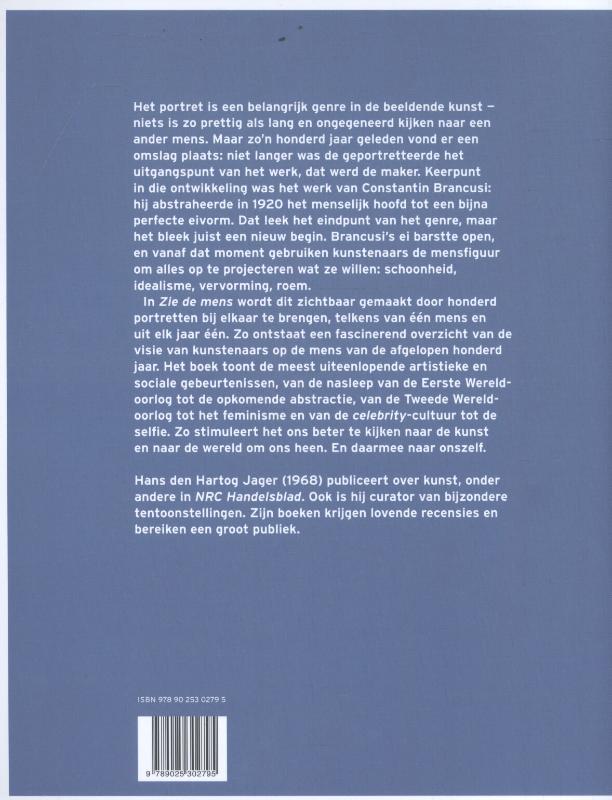 Zie de mens achterkant