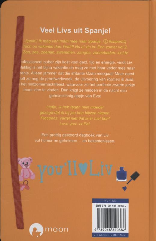 Bekentenissen van een professionele puber / I love Liv / 4 achterkant