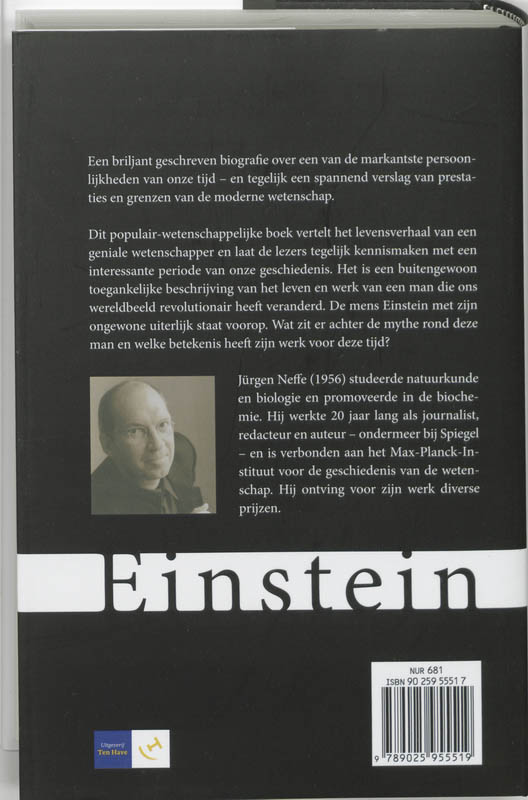 Einstein achterkant