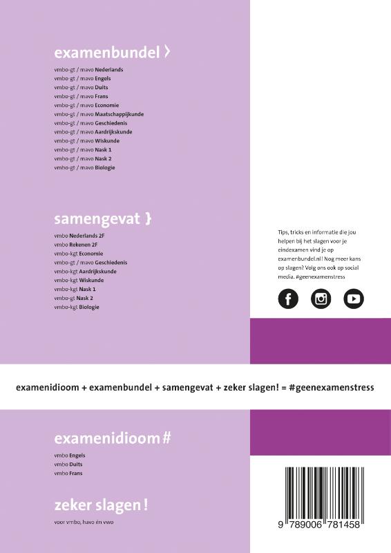 Examenbundel vmbo-gt/mavo Geschiedenis 2020/2021 achterkant