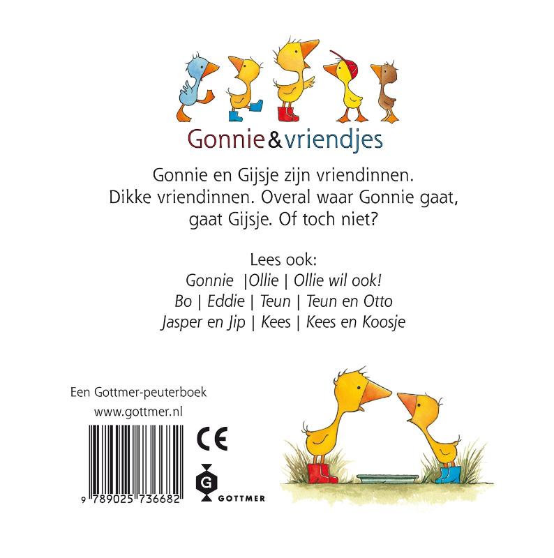 Gonnie en Gijsje / Gonnie & vriendjes achterkant
