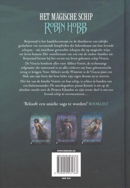 Het magische schip / De boeken van de levende schepen / 1 achterkant