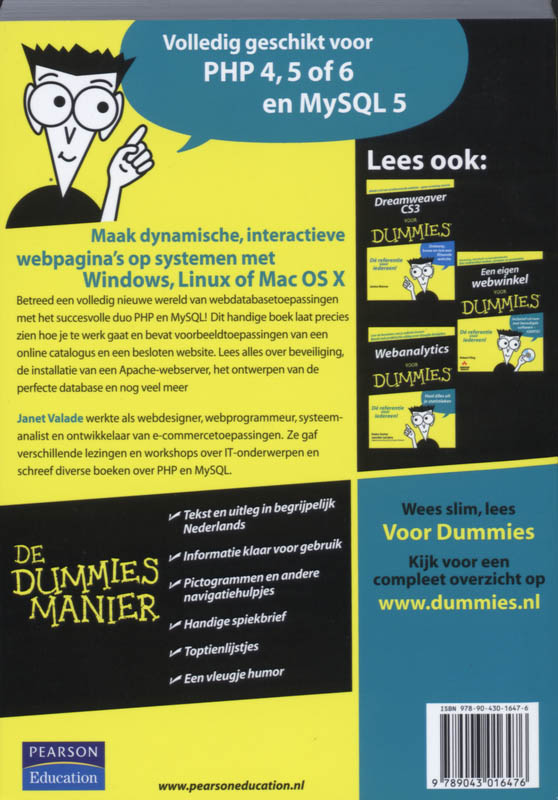 Php Mysql V Dummies 3/E achterkant