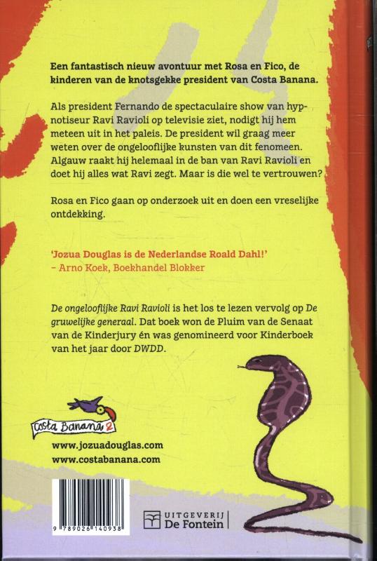 De ongelooflijke Ravi Ravioli / Costa Banana / 2 achterkant