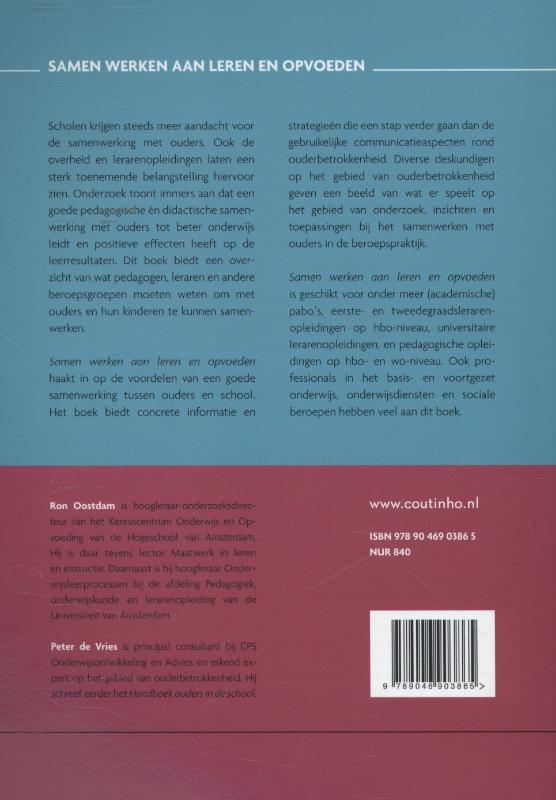 Samen werken aan leren en opvoeden achterkant
